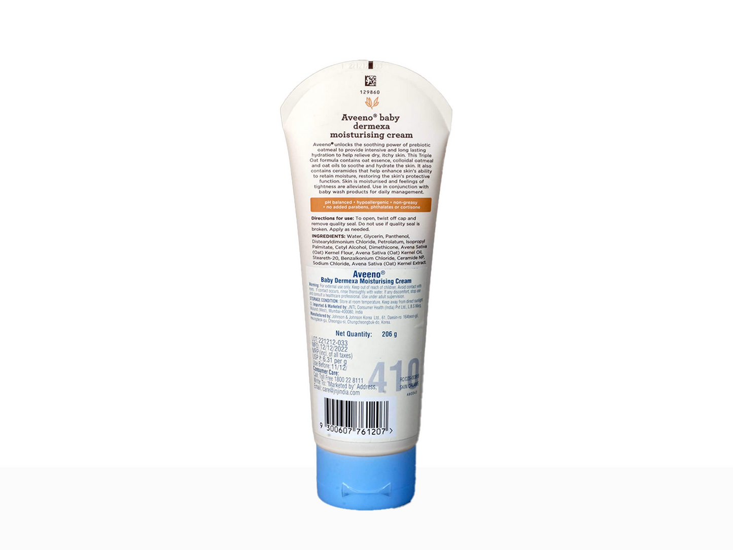 AVEENO BABY DERMEXA DAILY MOIS 206GM