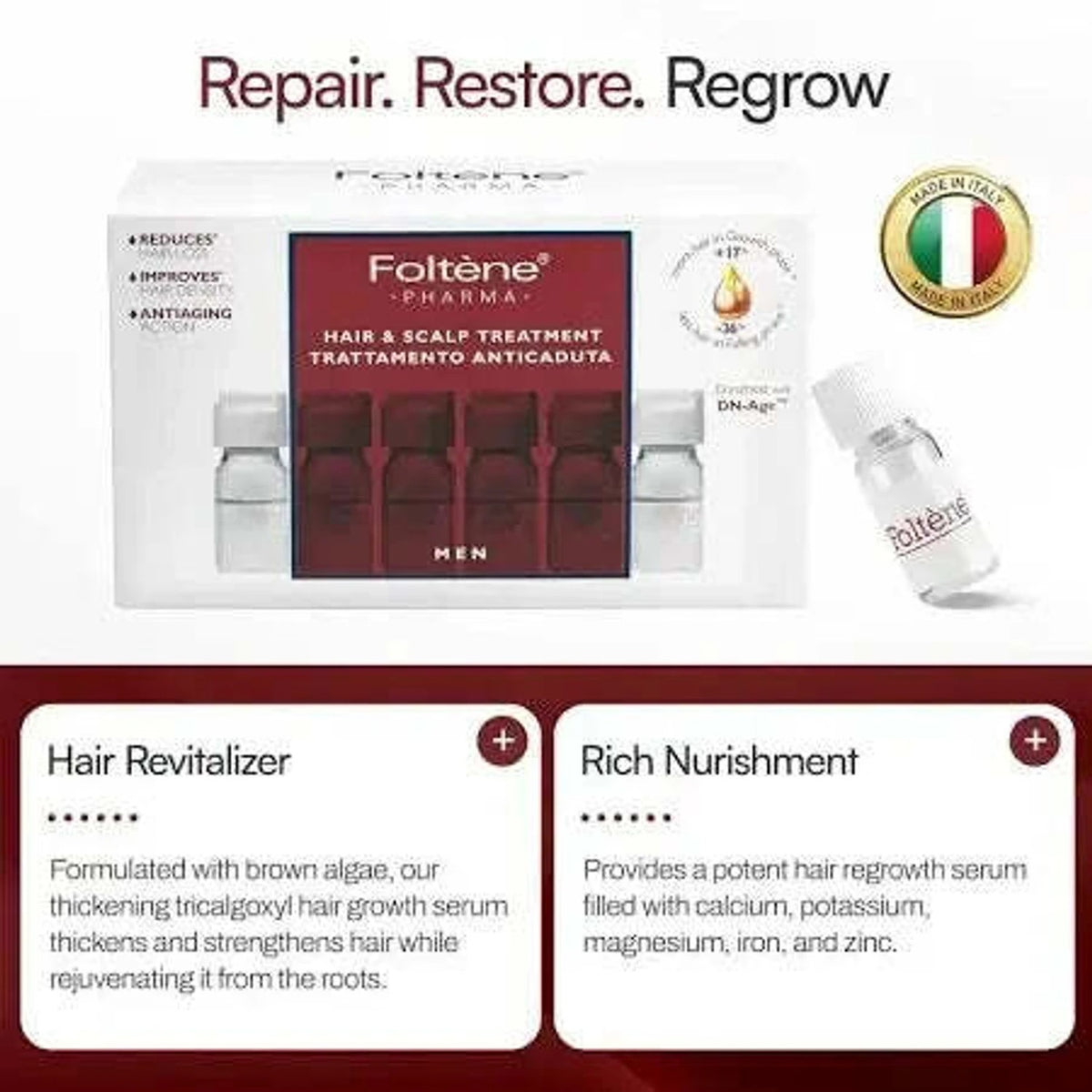 FOLTENE HAIR & SCALP TREAT MEN KIT