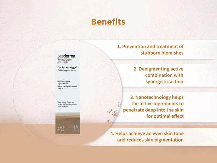 HIDROQUIN WHITENING GEL 50ML