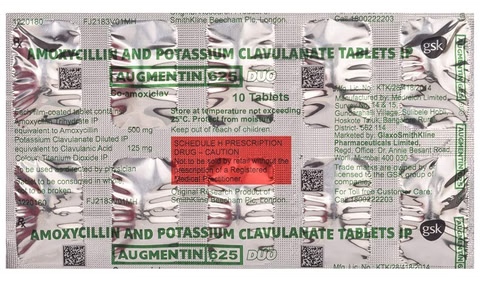 Augmentin 625 Duo Tablet