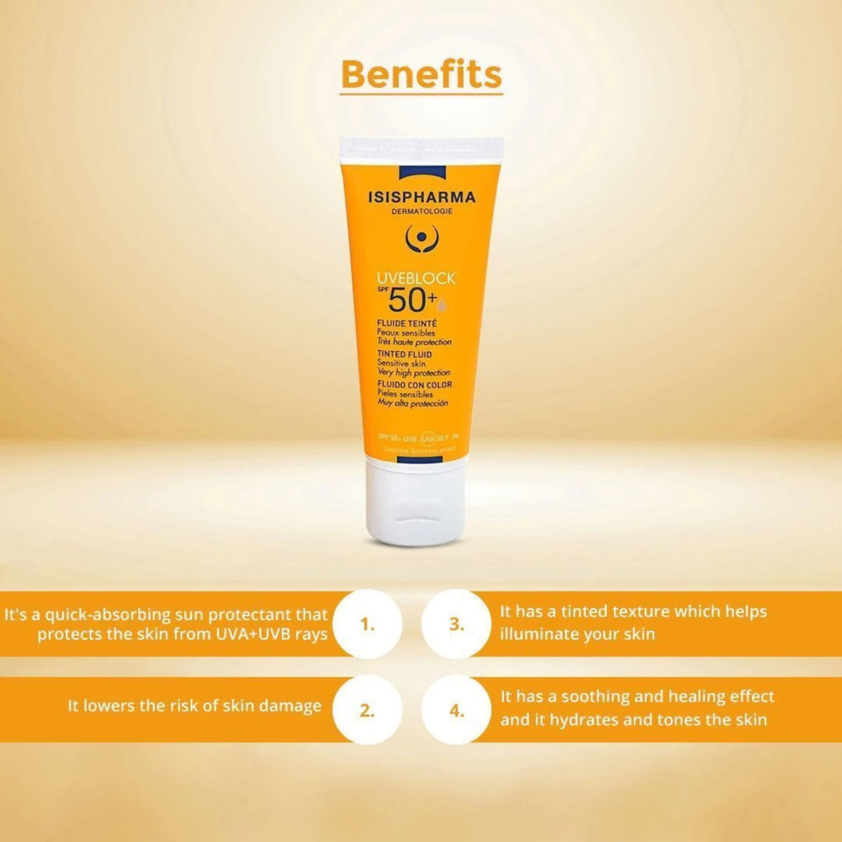 UVE BLOCK SPF 50+ TOUCH LIGHT 40ML